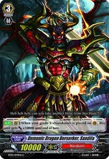 Vanguard TCG Karte BT10/079EN C Demonic Dragon Berserker, Sandila Triumphant Retu
