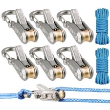 6-Pack Paracord Adjusters,ope Tightening Tool...