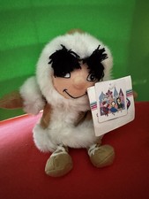 Disney Store Eskimo Boy 8" VINTAGE Plush Doll It's A Small World Alaska Native