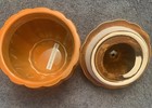Pumpkin Harvest Ceramic Salt and Pepper Shakers, Bowl & Spoon Rest For Fall — photo 9