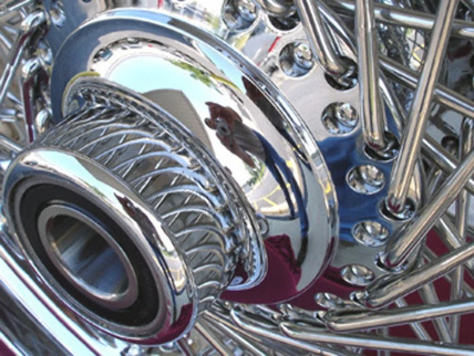 RUEDA DELANTERA 16X3" 40 RADIOS PARA HARLEY Heritage deluxe fat boy 00-06 Foto 2 de 4