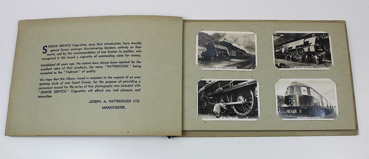 Railway/Trains Collectable Senior Service & Pattreiouex Cigarette Cards for  sale