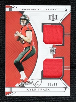 2021 Panini National Treasures Rookie Dual Materials 88/99 Kyle Trask RC 1b9b