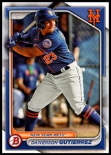 2024 Daiverson Gutierrez Bowman BASEBALL  #BCP-59 New York Mets