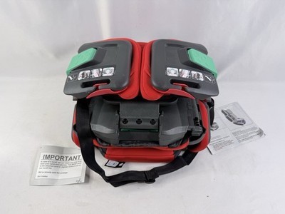 Hifold Adjustable Kids High Back Booster Car Seat  Racing Red NO BOX