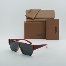 Burberry Kids JB4387 404787 Beige/Red/Dark Grey 123-28-128 Sunglasses New Aut...