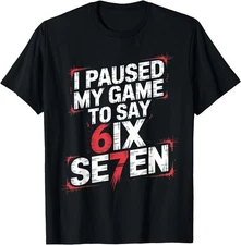 67 Meme Six Seven Gen Alpha Saying Boys Teens Men T Kid ADult T-Shirt,Unisex Tee