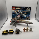 LEGO Star Wars X-Wing Fighter 7140 90% Complete w/ Figures & Instructions