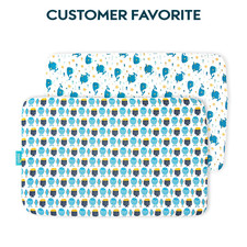 Pack and Play Sheets Fitted Microfiber 2 Pack Fit for Graco Playard Mini Crib