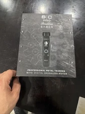 StyleCraft Pro Saber Cordless Trimmer Brushless Motor Black, SC403B