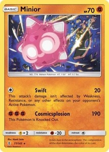 Minior 77/145 Holo Rare Guardians Rising