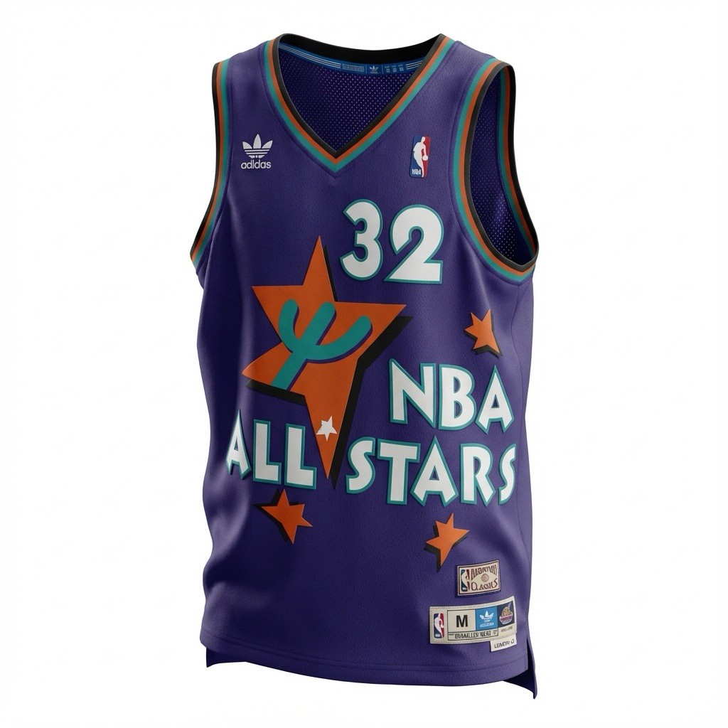 Shaquille O'Neal 1994-1995 All Star Game Adidas Hardwood Classics