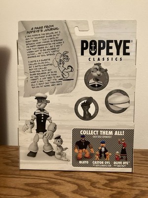 Boss Fight Studio Power Stars J. Wellington Wimpy Action Figure - Statuetta da collezione in stile retrò di Popeye incontra l'animazione a colori Sindbad con 7 punti di articolazione - scala da
