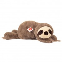 Teddy Hermann Kuscheltier Faultier Helge 48 Cm Braun Liegend PlüSchfaultier