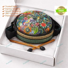 Indian Instrument 6 Inch Single Tongue Bowl For Meditation 8 Notes Happy Drum Wi