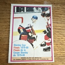 O-Pee-Chee 1979-80 Stanley Cup Finals #264 Islanders Flyers Bilingual NHL Card