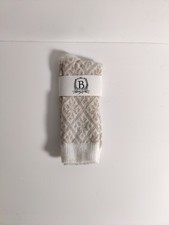b studio -women's socks - white- Cashmere Blend - Made in USA **K3**