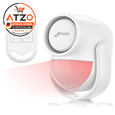 CPVAN Bewegungsmelder Alarm CP2-Pro 125 dB Fernbedienung