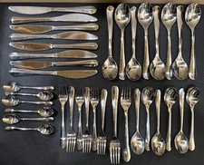 36 Pc GS Flatware Gourmet Settings 18/10 Stainless Steel Lot - Celebration