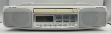 Sony Space Saver Under Cabinet CD Player Clock Radio AM FM Mega Bass ICF-CD513