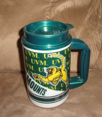 Whirley UVM Catamounts (University of Vermont) Travel Mug with Cover