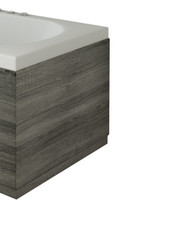 800mm MDF End Bath Panel 2 Piece Stylish Durable Bath Panels Avola Grey