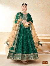 Designer Anarkali Suit with Dupatta  Indian Wedding  Party Wear Long Dress