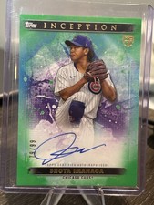 2024 Topps Inception - Green Shota Imanaga On Card Auto /99 RC - Chicago Cubs