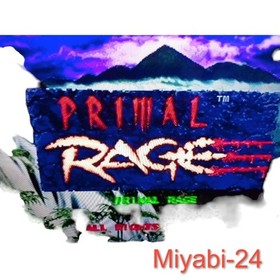 SEGA Saturn Primal Rage Video Game, Used, With Poster & Sleeve