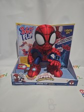 Marvel Spidey and His Amazing Friends AMAZING Flip Spidey w/ Lights  Sounds NIB