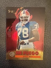 2026 Panini Decades: 90s Pop Culture Bruce Smith En Fuego Insert /199 Bills