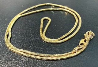 14 Karat Halskette Gelbgold 4 07 Gramm