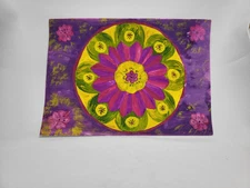 Ukrainian Artist Watercolor Painting Picture 6×8"  Handmade Fenugreek