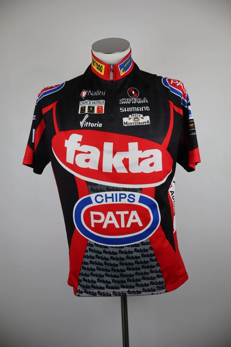 Maillot De Cyclisme Vintage Nalini Phonak - Multicolore, Rétro, Fabriqué En Italie - Taille 5