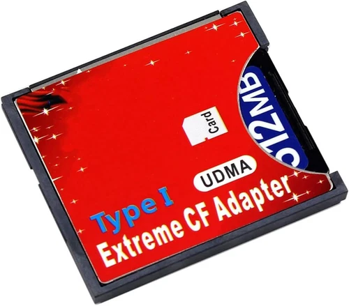 ChenYang SD SDHC SDXC to CF Type I Compact Flash Memory Card Adapter Red - Image 4 of 4