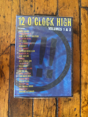 12 O clock High Complete Sessions (Vol 1 & 2) Sealed! DVD - Alt Music Videos OOP
