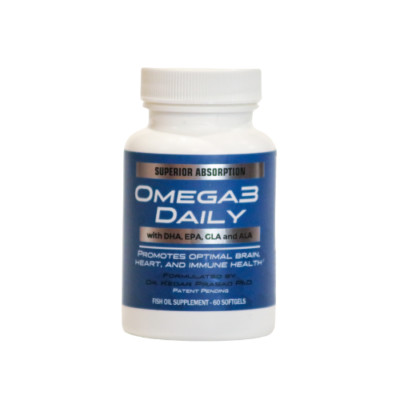 Omega 3 Daily with DHA, EPA, GLA and ALA 60 soft gels