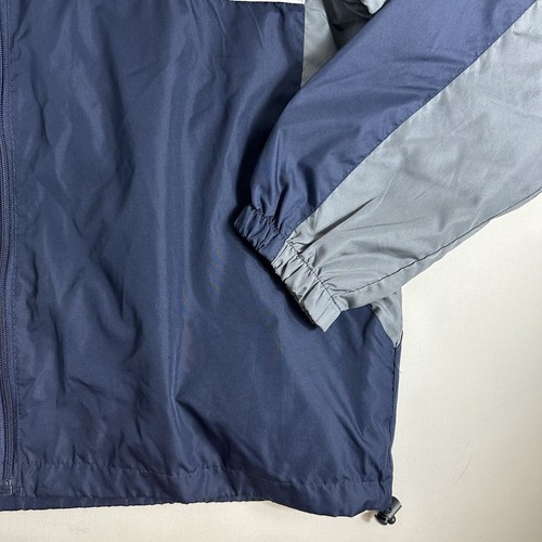 Vintage Reebok Miami Dolphins Track Jacket Mens XL Blue On Field NFL Windbreaker - Picture 6 of 10
