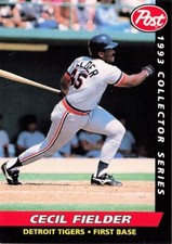 Cecil Fielder 1993 Post Baseball Card #10