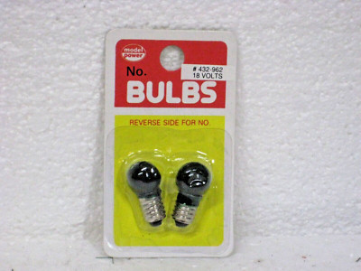 MODEL POWER REPLACEMENT BULBS 2-PK, 3 COLORS