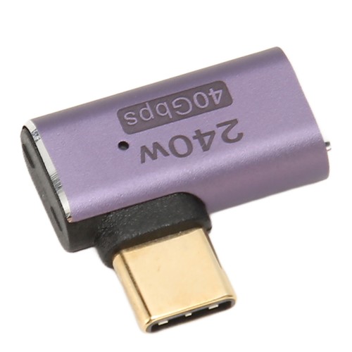 USB C Female To USB C Male Connector PD 240W 8K 60HZ 40Gbps USB4.0 C Right - Zdjęcie 11 z 24