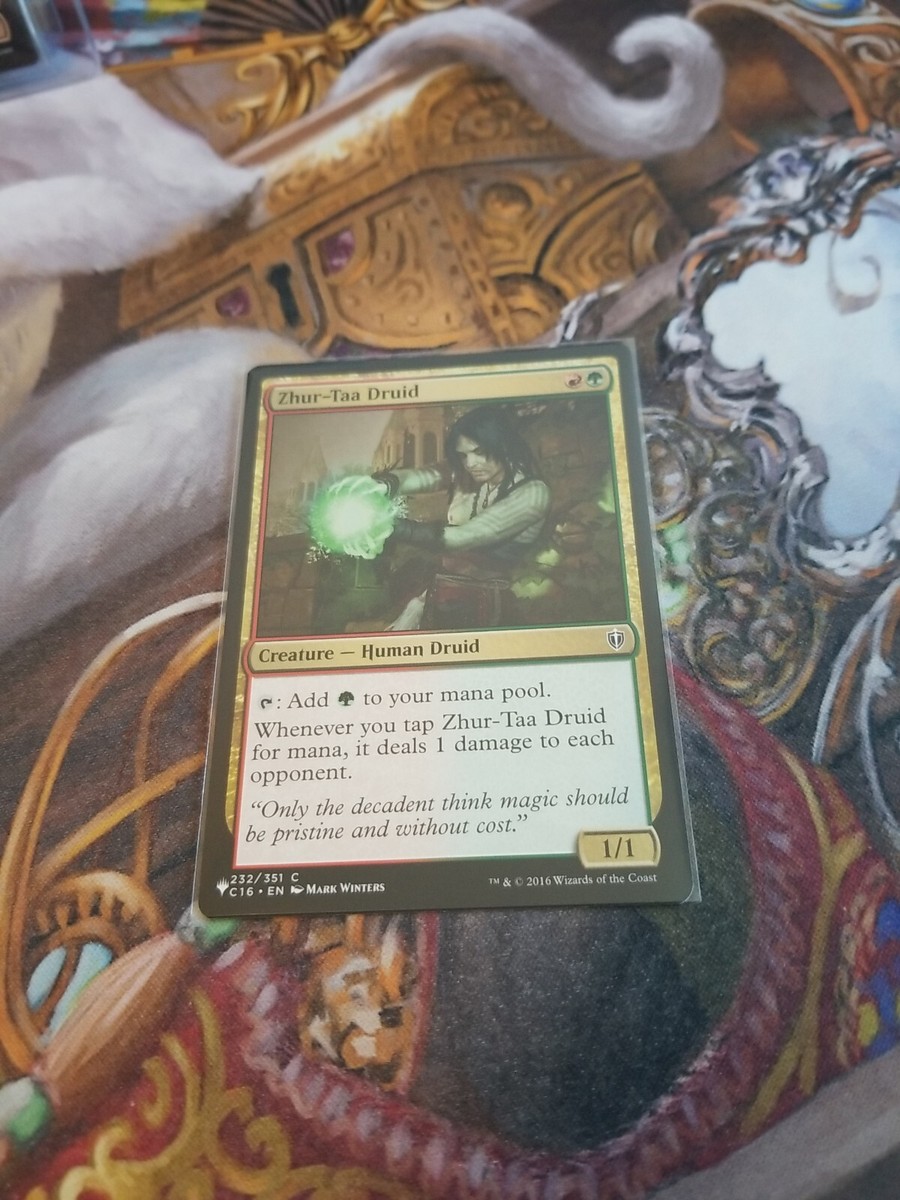 Magic: The Gathering Karte – Zhur-Taa Druid (232/351) Aus Commander 2016, Mehrfarbig, Sammler- & Spielkarte Für MTG-Decks