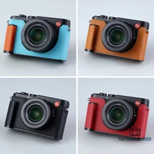 Leather Grip Half Case For Leica D-LUX8 Metal Camera Insert Milicase Handmade 