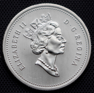 TA-KU 25 NIGHT FOR NUJABES廃盤激レア‼️ 1996 CANADA 25 CENTS - NICKEL - SPECIMEN FINISH - Queen Elizabeth