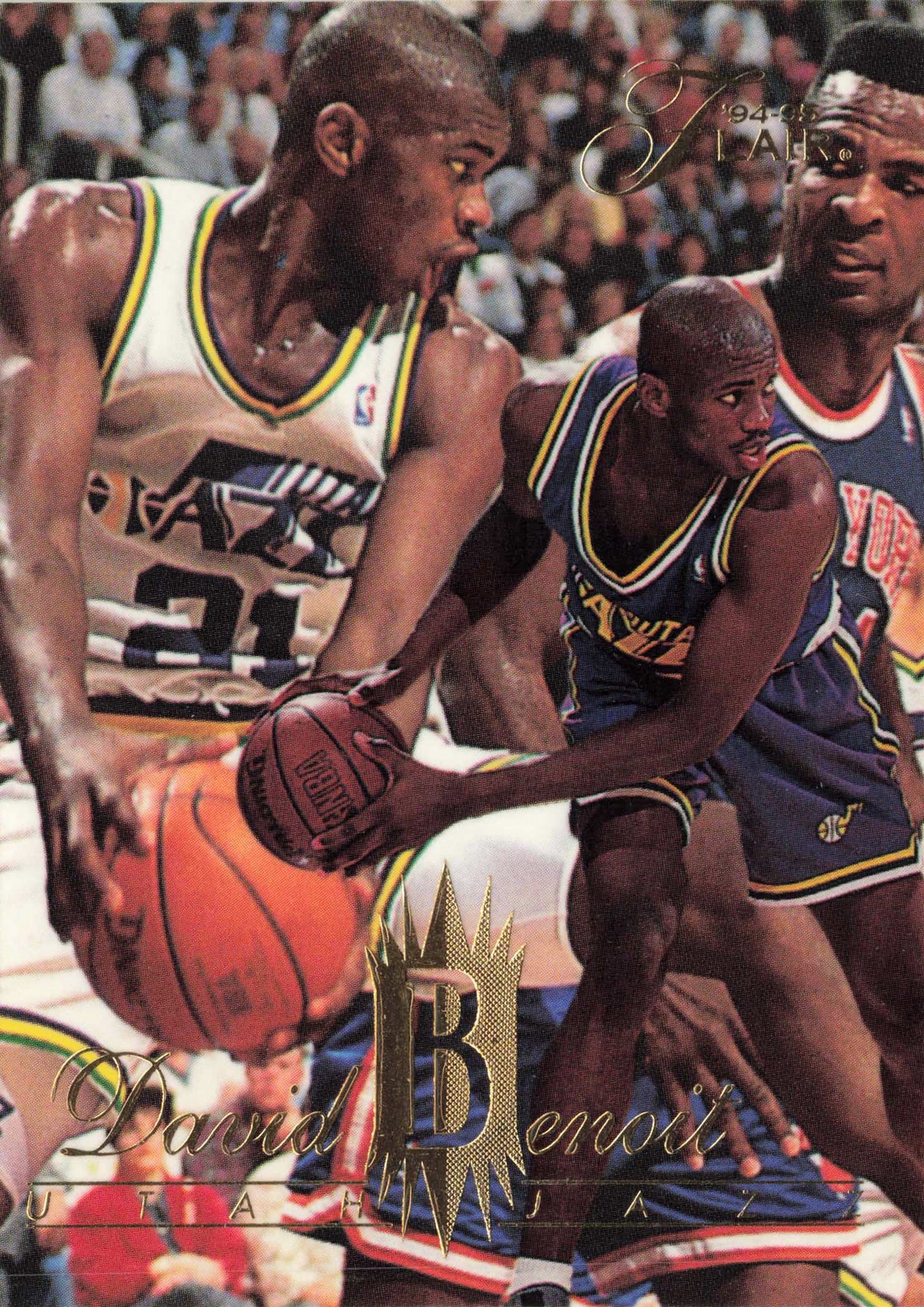 David Benoit 1994 Flair #145 Utah Jazz