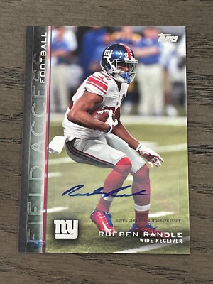 2015 Topps Field Access Autographs Rueben Randle #29 New York Giants