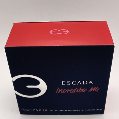 ESCADA Incredible Me 2.5oz 75ml  For Women EDP Spray, New In Box