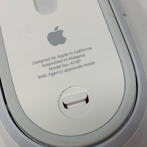 Apple Wireless Bluetooth Mighty Mouse White - A1197 MA272LL/A - Tested - Picture 8 of 9