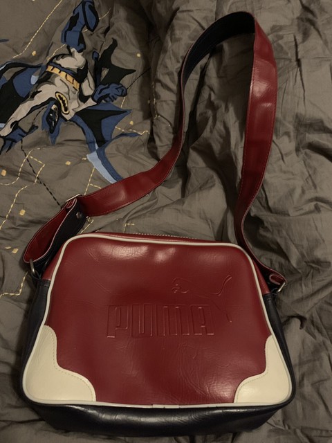 puma shoulder bag white