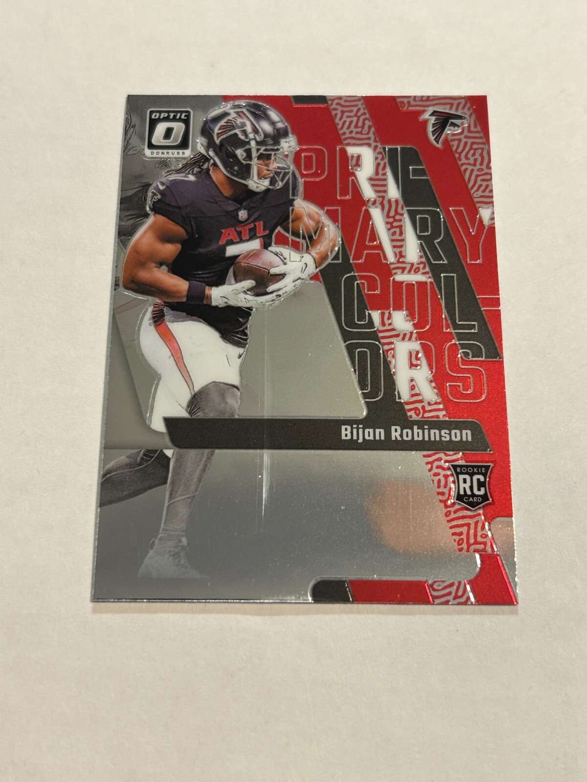 2023 DONRUSS OPTIC BIJAN ROBINSON PRIMARY COLORS FALCONS ROOKIE